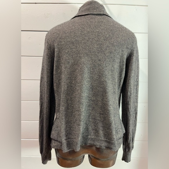 🩶 REPEAT - gray Ruffled Cardigan - Size S (38) - Picture 5 of 12